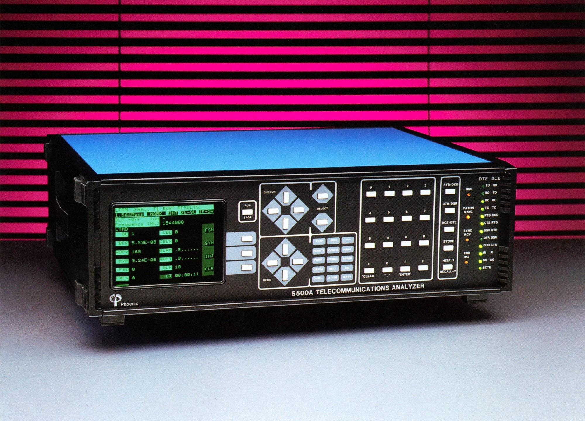 Catalog shot of a 5500A modular communications analyzer