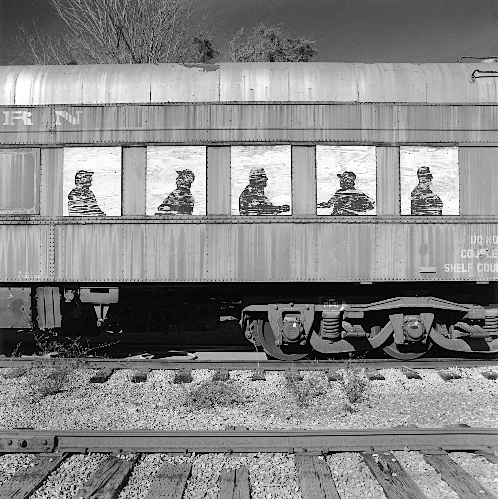 Old Railroad Passenger Car, Rollei Hy6, 50mm HFT, Tri-X film at EI 400, Xtol clone 1:1