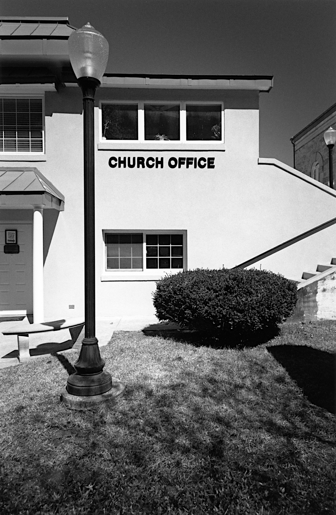 Church Office, Nikon F6, 16-35mm VR, Red Fltr, TMax400 at EI400, DD-X 1:7
