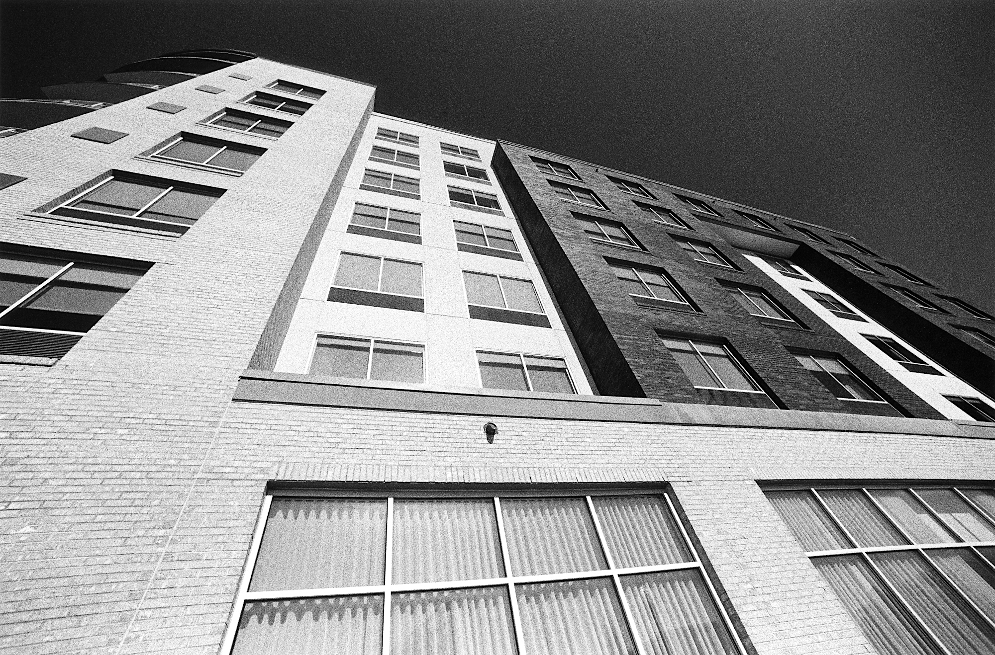 Hotel, Nikon F6, 14mm AF Nikkor 2.8D, Red Fltr, 1/250 at f8, HP5+ at EI 400, Rodinal 1:50